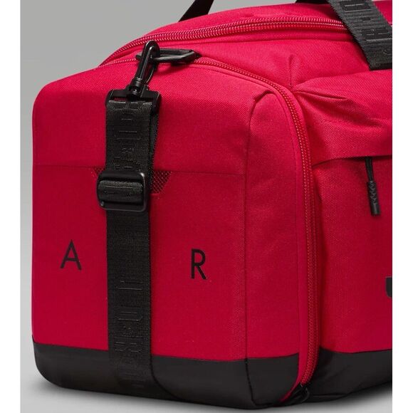 Nike Air Jordan Velocity Duffel Duffle Bag Backpack Red MM0920-R78 62.5L NWT - Picture 9 of 13
